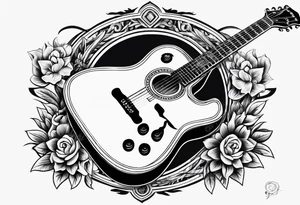 Guitar tattoo idea