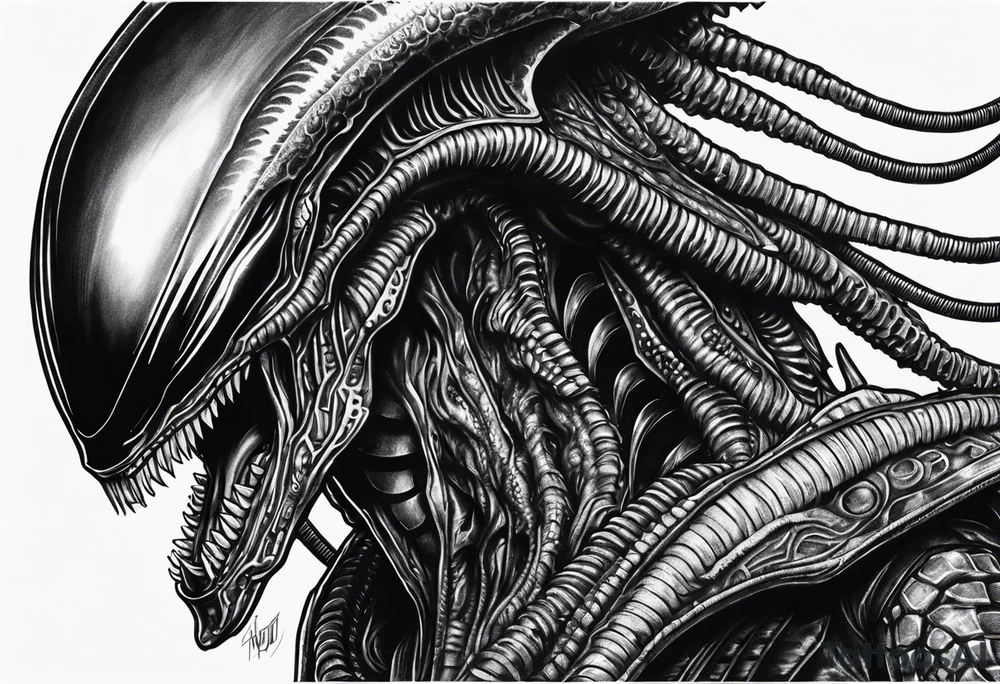 Xenomorph tattoo idea