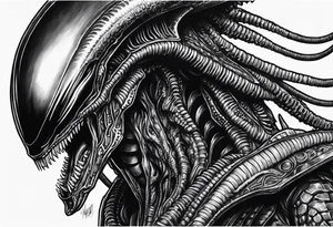 Xenomorph tattoo idea