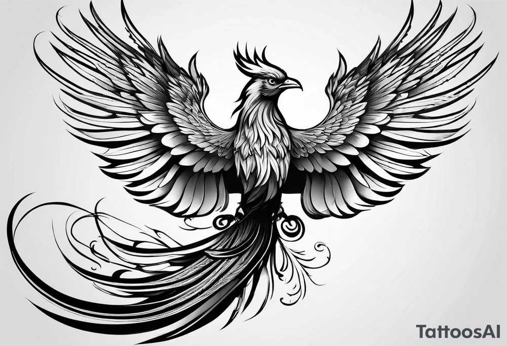 little pheonix tattoo idea