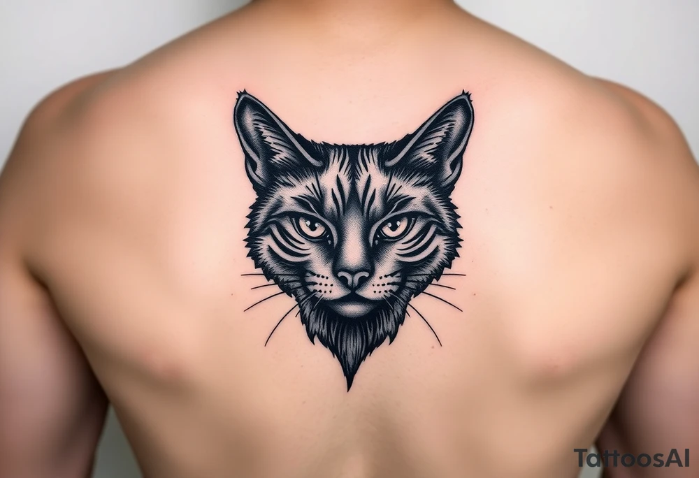 Black Cat tattoo idea
