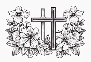 three crosses


vintage flowers
old school vintage simple traditional design 



bold color simple tattoo idea
