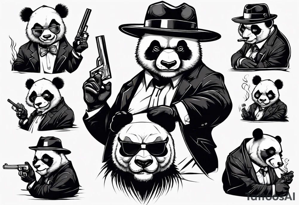 gangster panda angry

smoking with a gun tattoo idea