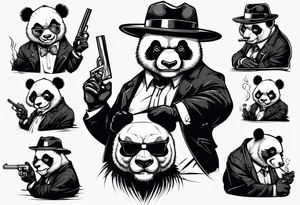 gangster panda angry

smoking with a gun tattoo idea