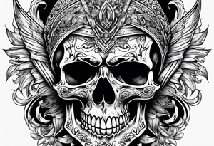 Diablo, skull tattoo idea