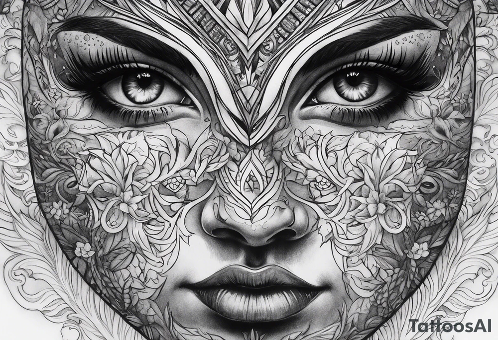 Small light in vast darkness tattoo idea