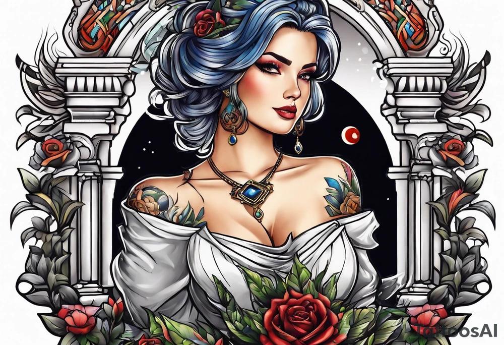 Sexy librarian tattoo idea