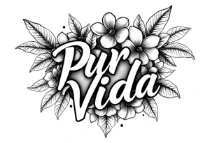 Pura Vida tattoo idea