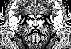 Zeus dominance blizzard tattoo idea