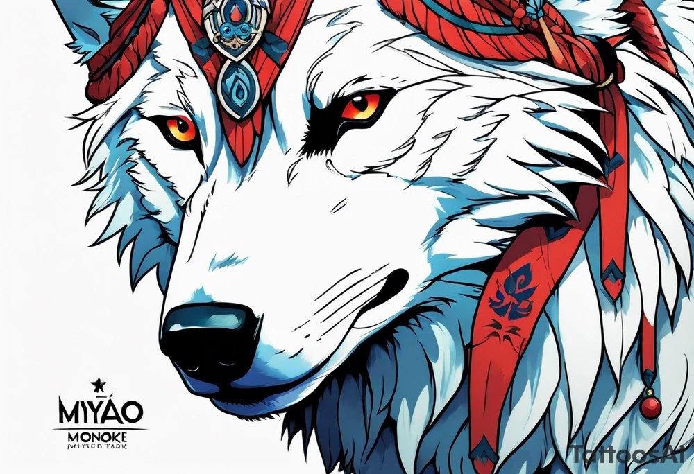 princess mononoke tattoo idea