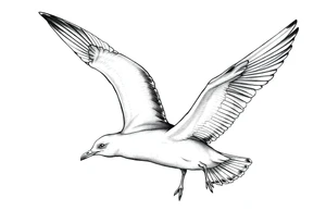 Seagulls tattoo idea