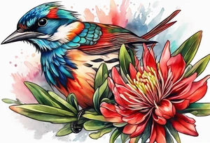 Indian paintbrush tattoo idea