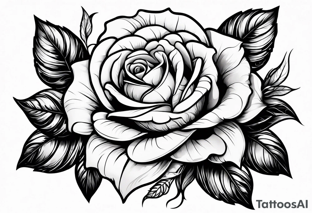flower rose , sunflower, animal tattoo idea