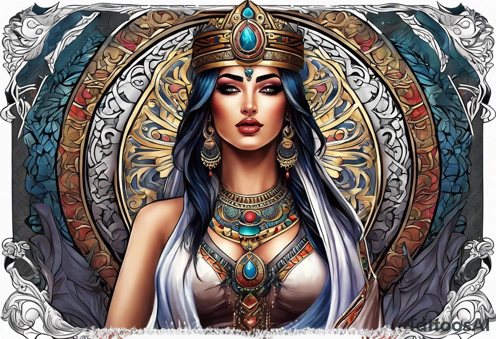 Isis Goddess Tattoo tattoo idea