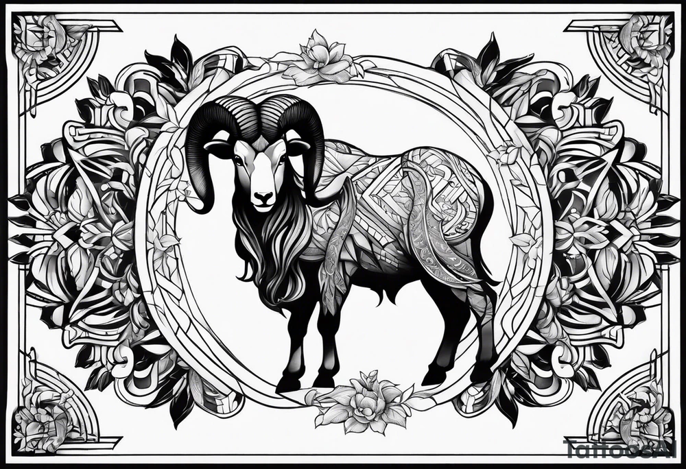 Aries tattoo idea