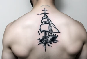 Queen Anne's Revenge tattoo idea