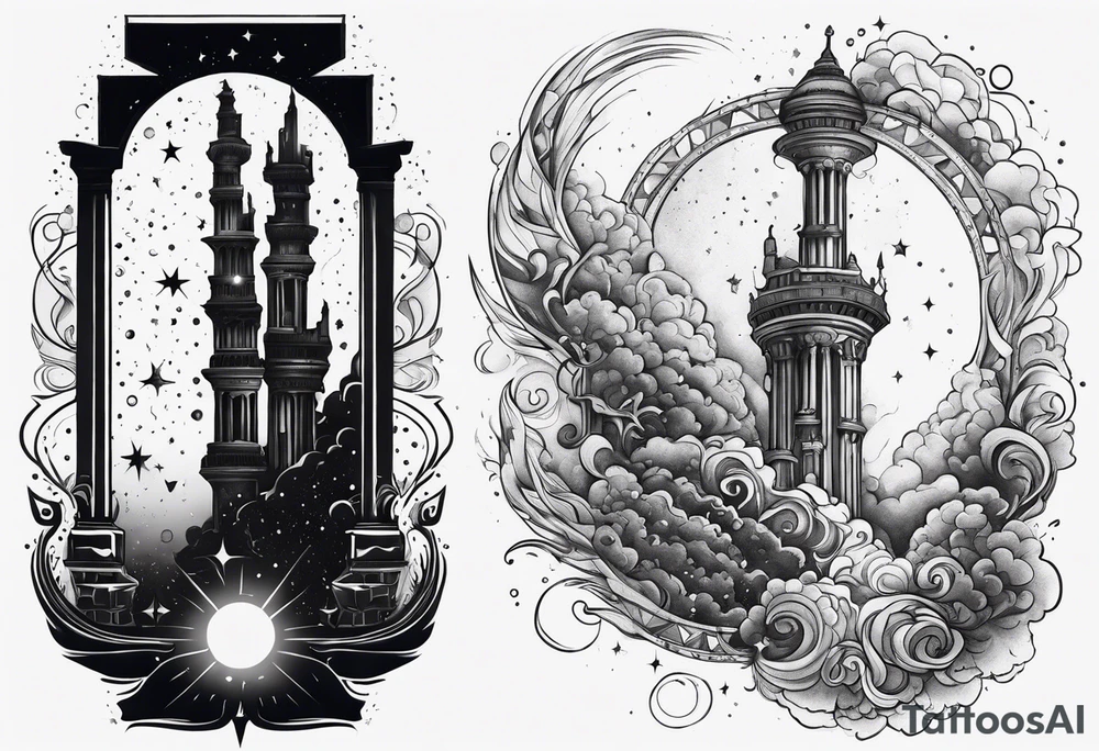 Pillars of creation tattoo idea