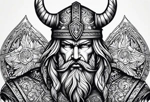 VICTORY OR VALHALLA tattoo idea
