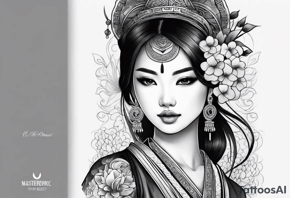 Traditional Vietnamese tattoo idea