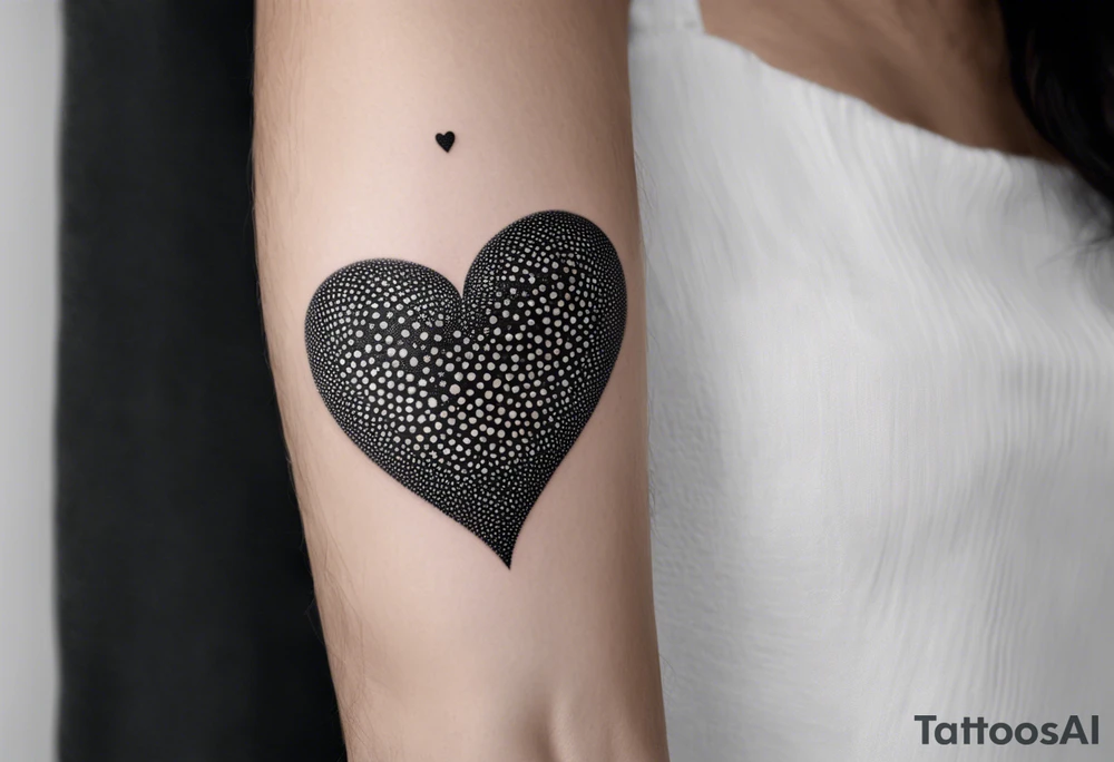 Coeur brisé à l'infini tattoo idea