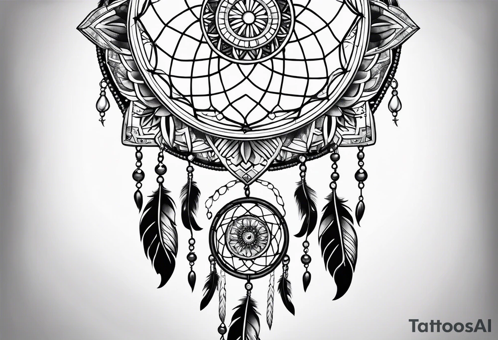 Dream catcher tattoo idea