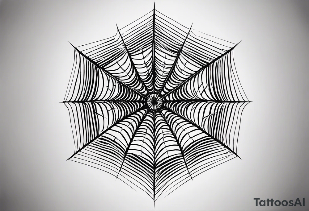 A spider web tattoo for the elbow.
Shorter horizontally, longer vertically. tattoo idea