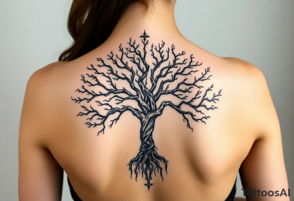 Sephiroth tree tattoo tattoo idea