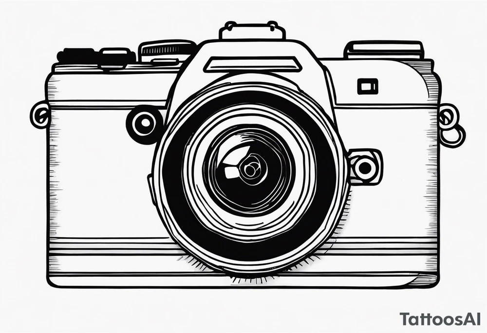 camera tattoo idea