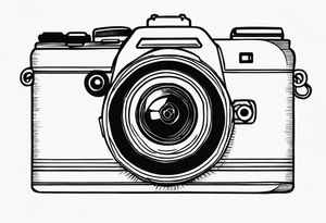 camera tattoo idea