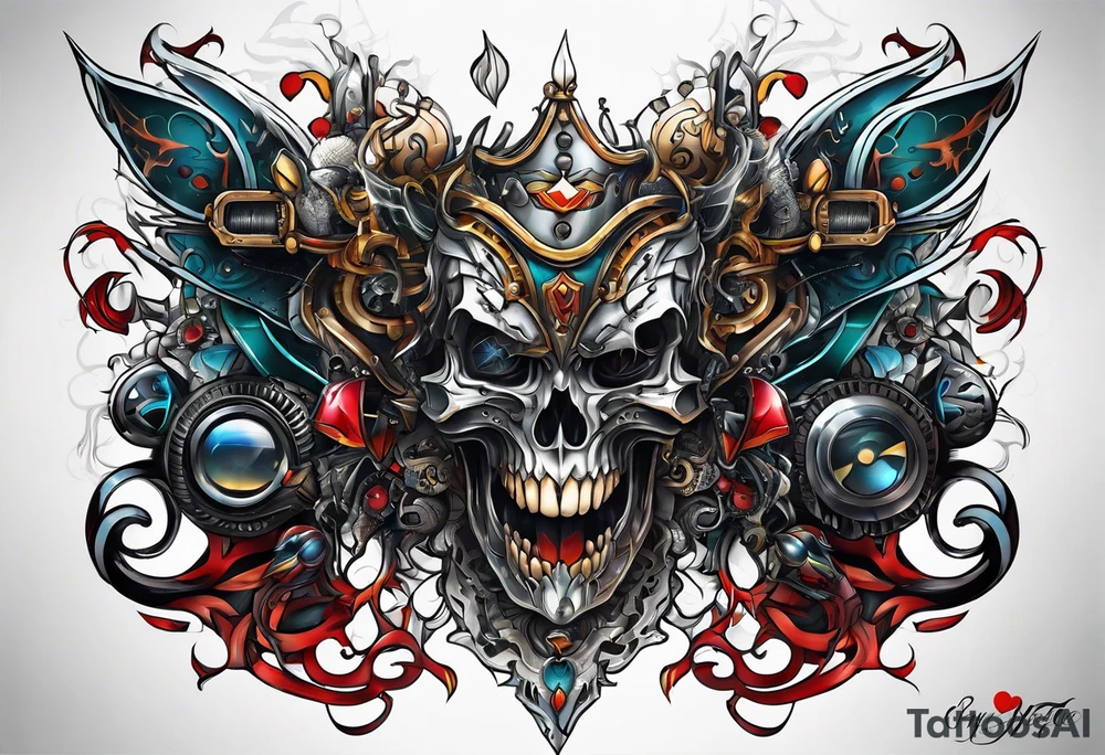Transformation after heartbreak tattoo idea