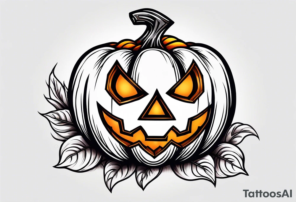 Pumpkin tattoo idea