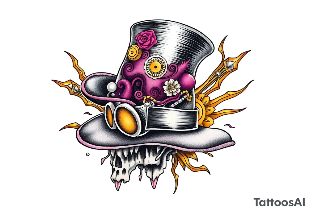 madhatters hat tattoo idea