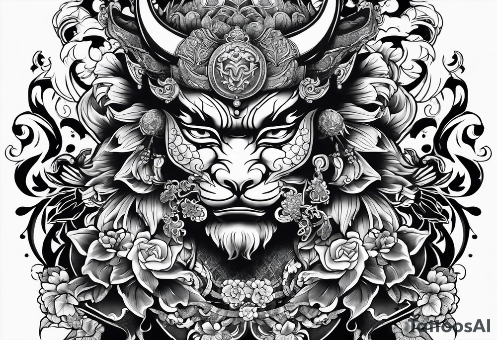 yakuza tattoo demon tattoo idea