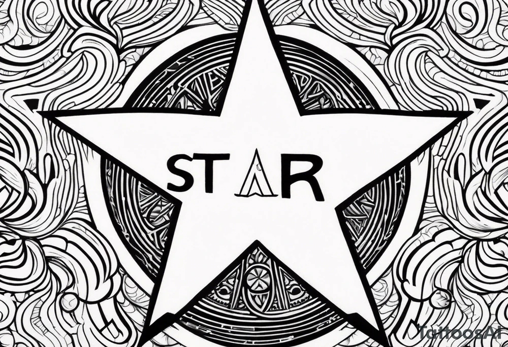 star tattoo idea