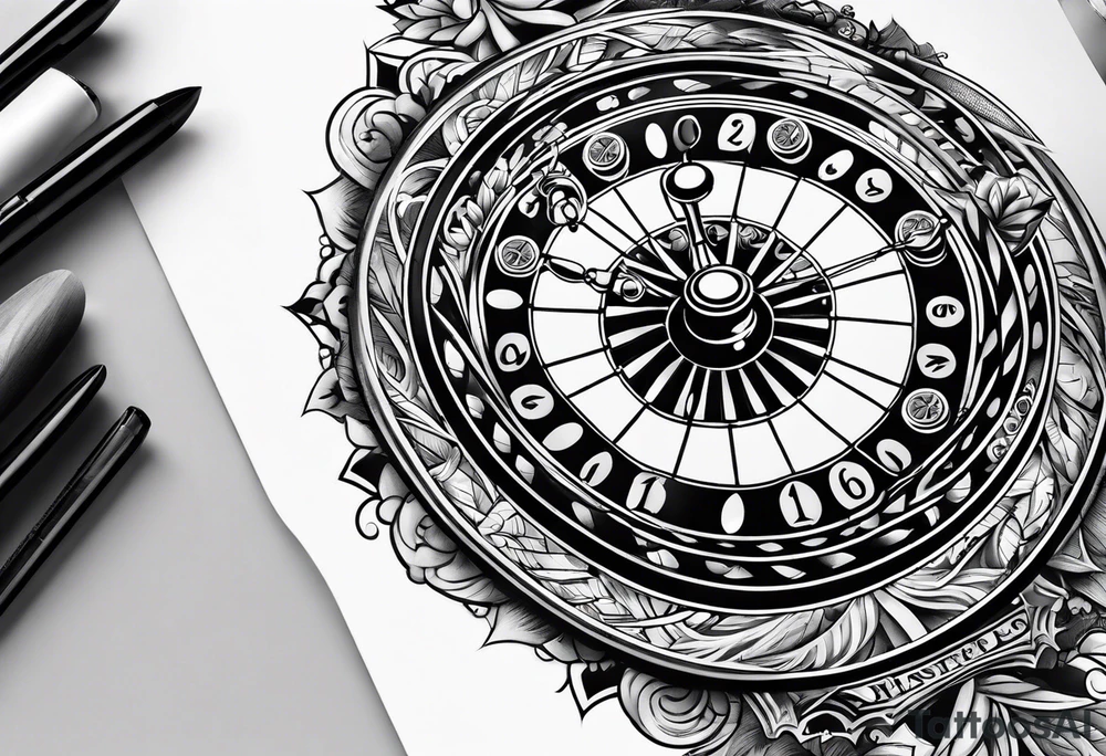 Jeux  casino tattoo idea