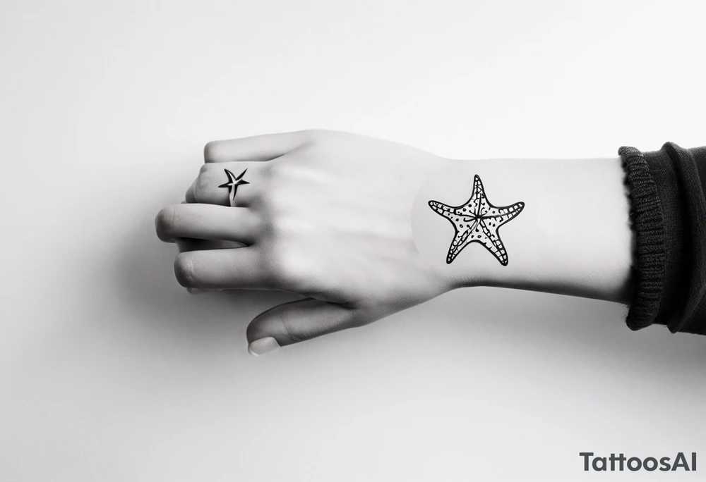 Starfish bracelet tattoo idea