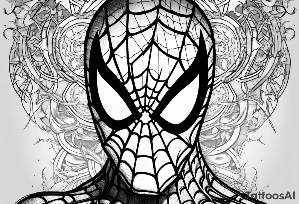 Spider-Man, darkness, animal tattoo idea