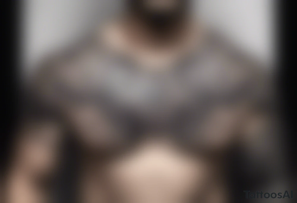 Chest tattoo only on one side of the chest tattoo idea