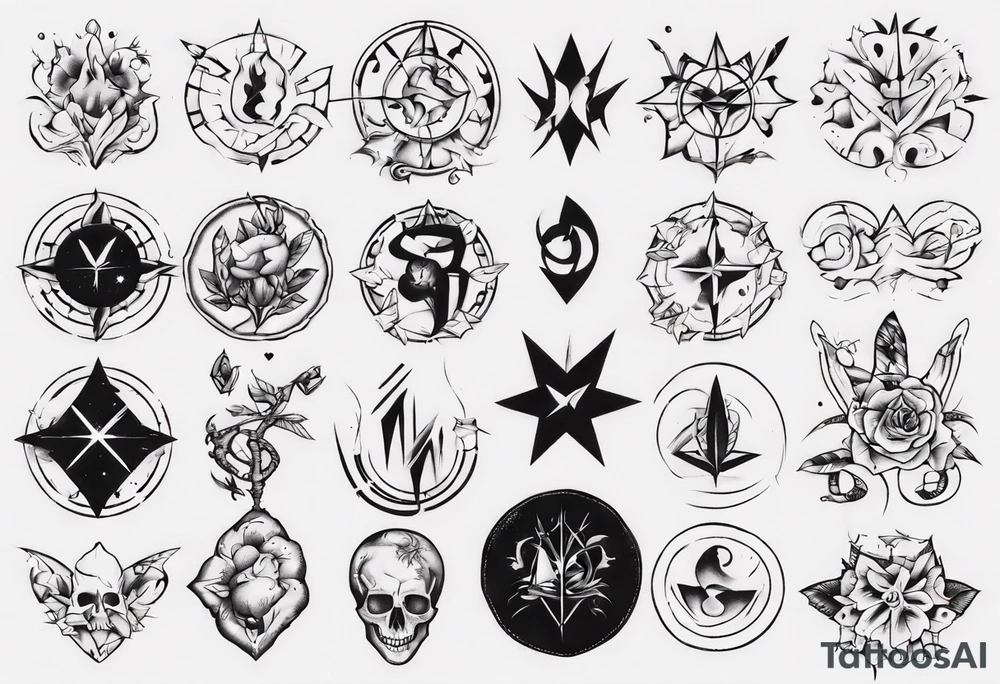 M and S tattoo idea