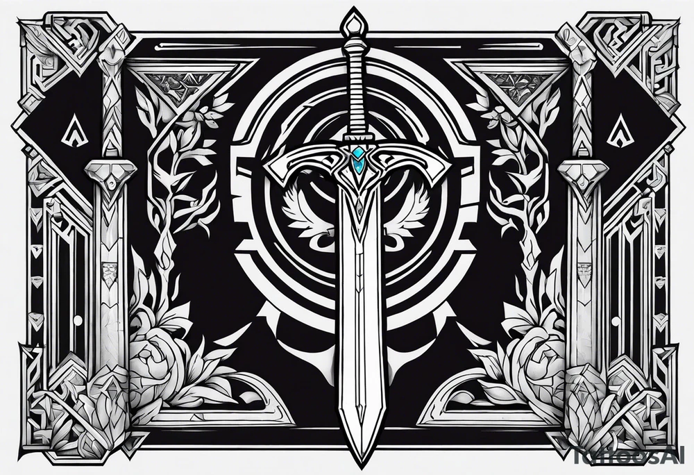 Master Sword from The Legend of zelda tattoo idea