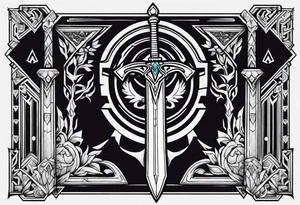 Master Sword from The Legend of zelda tattoo idea