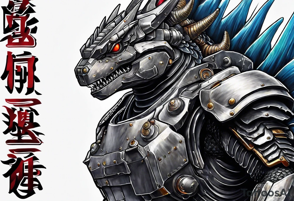 Mechagodzilla tattoo idea