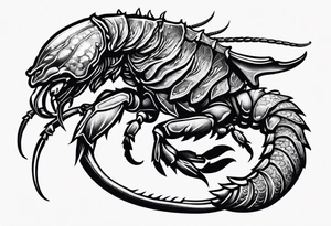 Angry scorpion tattoo idea