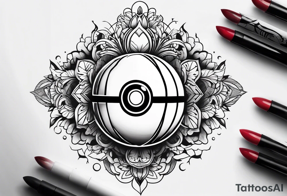 Pokeball tattoo idea