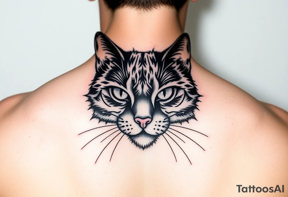 Black Cat tattoo idea