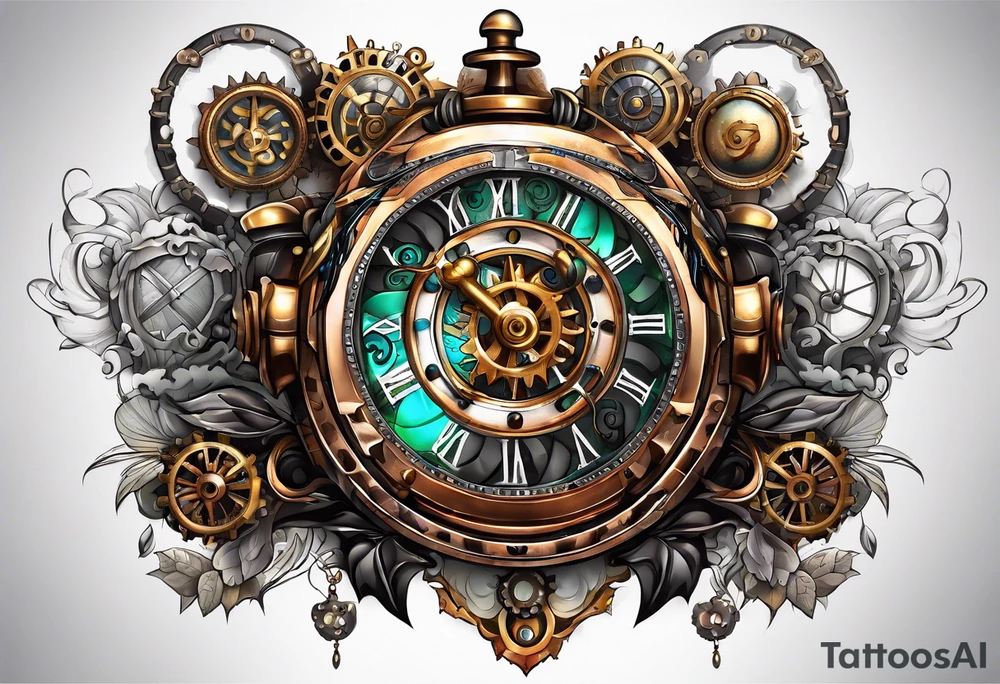 Steampunk tattoo idea