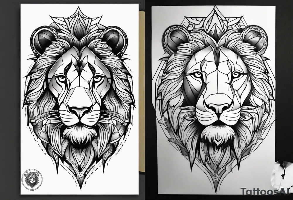 lion tattoo for arm tattoo idea