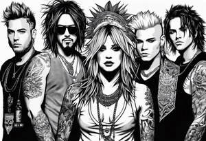 the gazette band tattoo idea