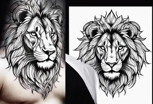 retarded lion tattoo idea