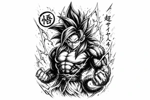 Go ku going super sain 4 tattoo idea